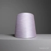 Light purple yarn tube, hand-woven wool, woven yarn ball, cotton and linen blended yarn roll details Picture